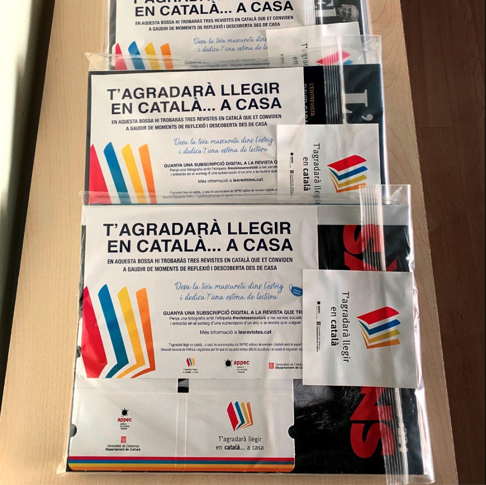 Imatge de la campanya 'T'agradarà llegir en català a casa'