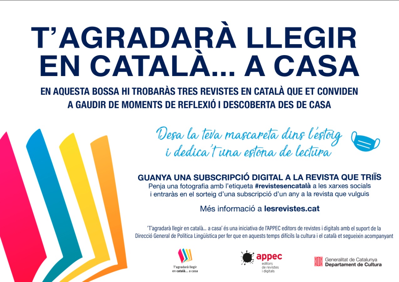Imatge de la campanya 'T'agradarà llegir en català a casa'