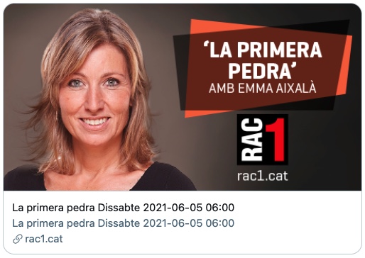 iQUIOSC.cat en ruta a La primera pedra de RAC1