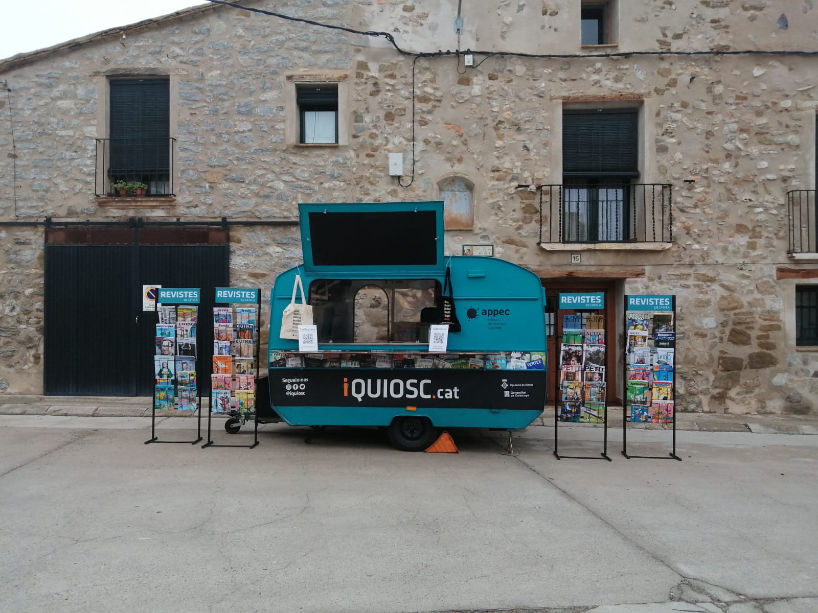 L'iQUIOSC.cat en ruta a Algerri